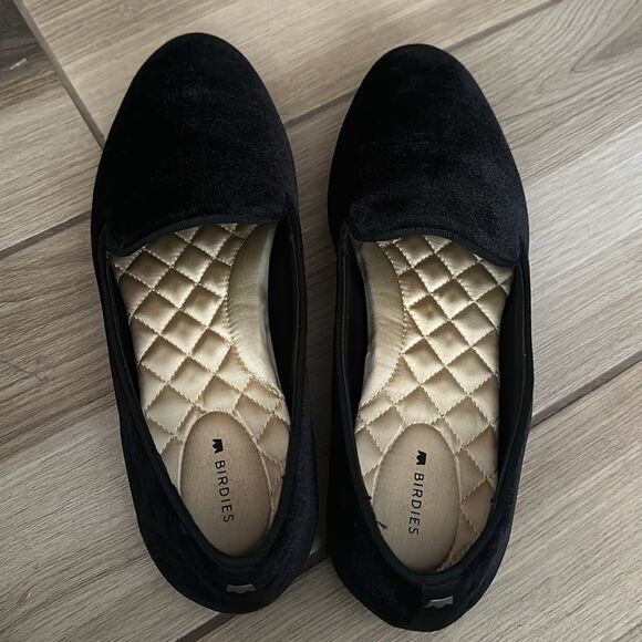 Birdies The Starling Black Velvet, Size 10 - Picture 4 of 7